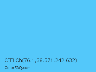 CIELCh 76.1,38.571,242.632 Color Image