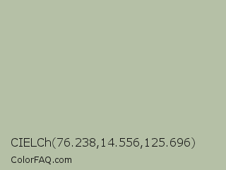 CIELCh 76.238,14.556,125.696 Color Image
