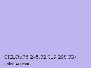 CIELCh 76.245,32.019,298.33 Color Image