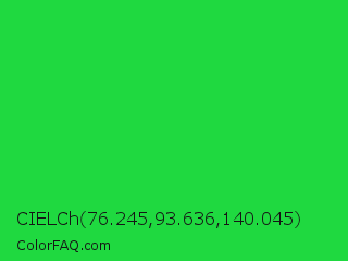 CIELCh 76.245,93.636,140.045 Color Image