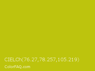 CIELCh 76.27,78.257,105.219 Color Image