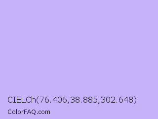CIELCh 76.406,38.885,302.648 Color Image
