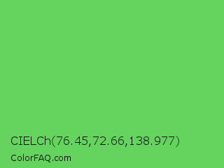 CIELCh 76.45,72.66,138.977 Color Image