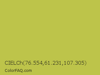 CIELCh 76.554,61.231,107.305 Color Image
