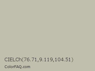 CIELCh 76.71,9.119,104.51 Color Image