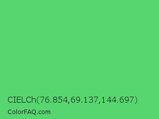 CIELCh 76.854,69.137,144.697 Color Image