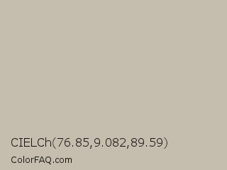 CIELCh 76.85,9.082,89.59 Color Image