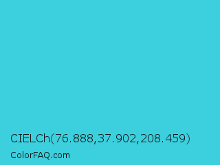 CIELCh 76.888,37.902,208.459 Color Image