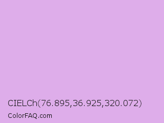 CIELCh 76.895,36.925,320.072 Color Image