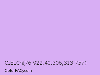 CIELCh 76.922,40.306,313.757 Color Image