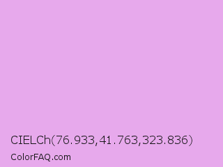CIELCh 76.933,41.763,323.836 Color Image