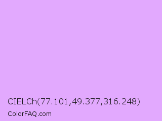 CIELCh 77.101,49.377,316.248 Color Image