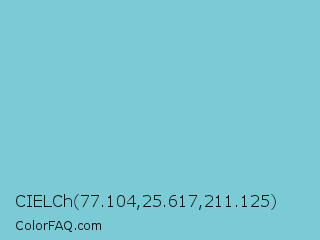 CIELCh 77.104,25.617,211.125 Color Image