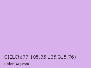 CIELCh 77.105,35.135,315.76 Color Image