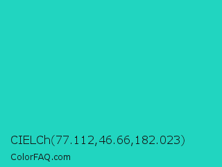 CIELCh 77.112,46.66,182.023 Color Image