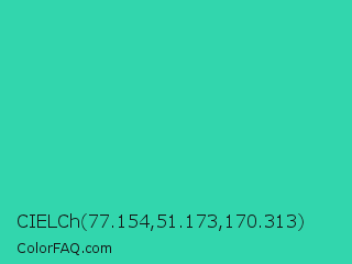 CIELCh 77.154,51.173,170.313 Color Image