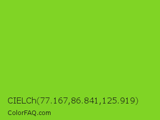 CIELCh 77.167,86.841,125.919 Color Image