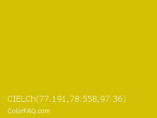 CIELCh 77.191,78.558,97.36 Color Image