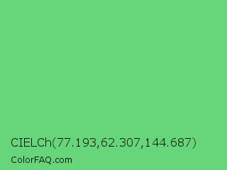 CIELCh 77.193,62.307,144.687 Color Image
