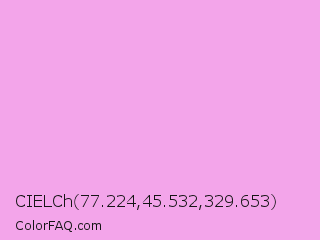 CIELCh 77.224,45.532,329.653 Color Image