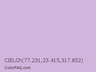 CIELCh 77.231,23.415,317.852 Color Image