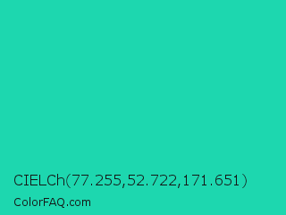 CIELCh 77.255,52.722,171.651 Color Image