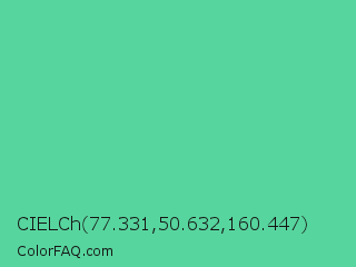 CIELCh 77.331,50.632,160.447 Color Image