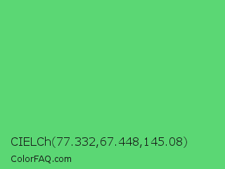 CIELCh 77.332,67.448,145.08 Color Image