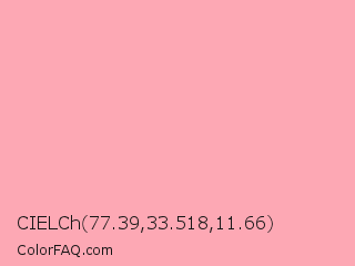 CIELCh 77.39,33.518,11.66 Color Image