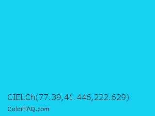 CIELCh 77.39,41.446,222.629 Color Image