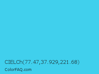 CIELCh 77.47,37.929,221.68 Color Image