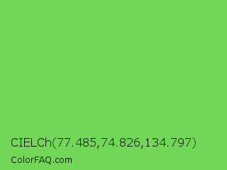 CIELCh 77.485,74.826,134.797 Color Image