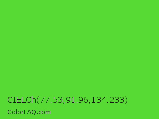 CIELCh 77.53,91.96,134.233 Color Image