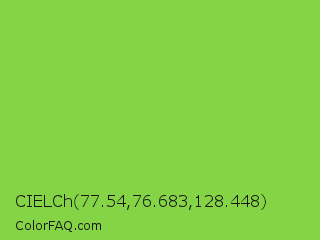 CIELCh 77.54,76.683,128.448 Color Image