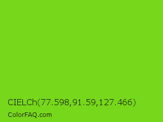 CIELCh 77.598,91.59,127.466 Color Image