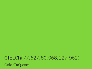 CIELCh 77.627,80.968,127.962 Color Image