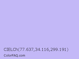 CIELCh 77.637,34.116,299.191 Color Image