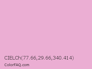 CIELCh 77.66,29.66,340.414 Color Image