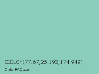 CIELCh 77.67,25.192,174.949 Color Image