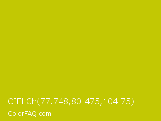 CIELCh 77.748,80.475,104.75 Color Image