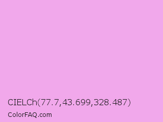 CIELCh 77.7,43.699,328.487 Color Image