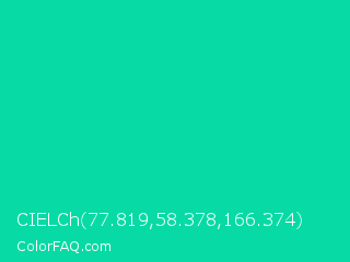 CIELCh 77.819,58.378,166.374 Color Image