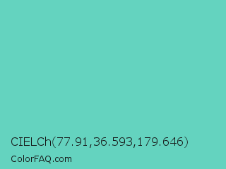CIELCh 77.91,36.593,179.646 Color Image