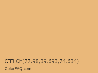 CIELCh 77.98,39.693,74.634 Color Image