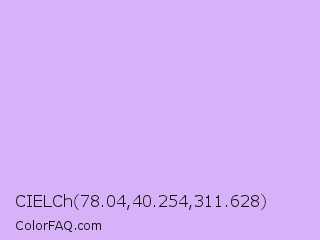 CIELCh 78.04,40.254,311.628 Color Image