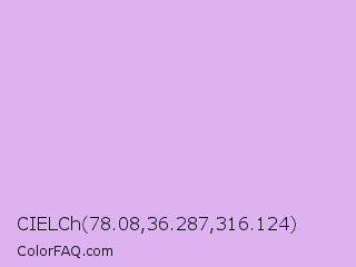 CIELCh 78.08,36.287,316.124 Color Image