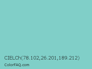 CIELCh 78.102,26.201,189.212 Color Image