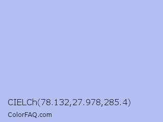 CIELCh 78.132,27.978,285.4 Color Image
