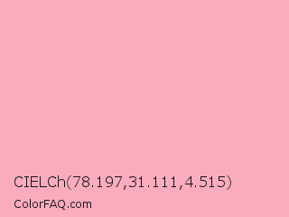 CIELCh 78.197,31.111,4.515 Color Image