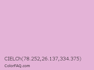 CIELCh 78.252,26.137,334.375 Color Image